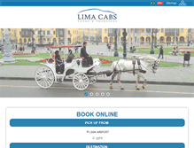 Tablet Screenshot of limacabs.com